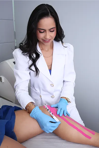 doutora viviane queli macedo de alcantara especialista em angiologia e cirurgia vascular Taping